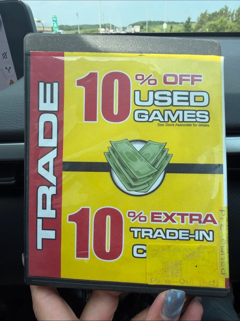 GameStop / EB Games generic replacement video game case tiger woods 2009